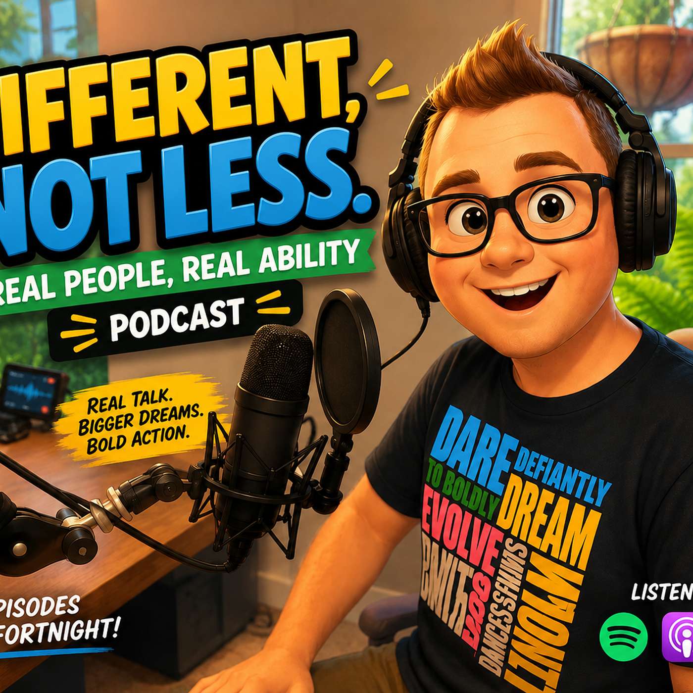 Different, Not Less - Real People, Real Ability Podcast