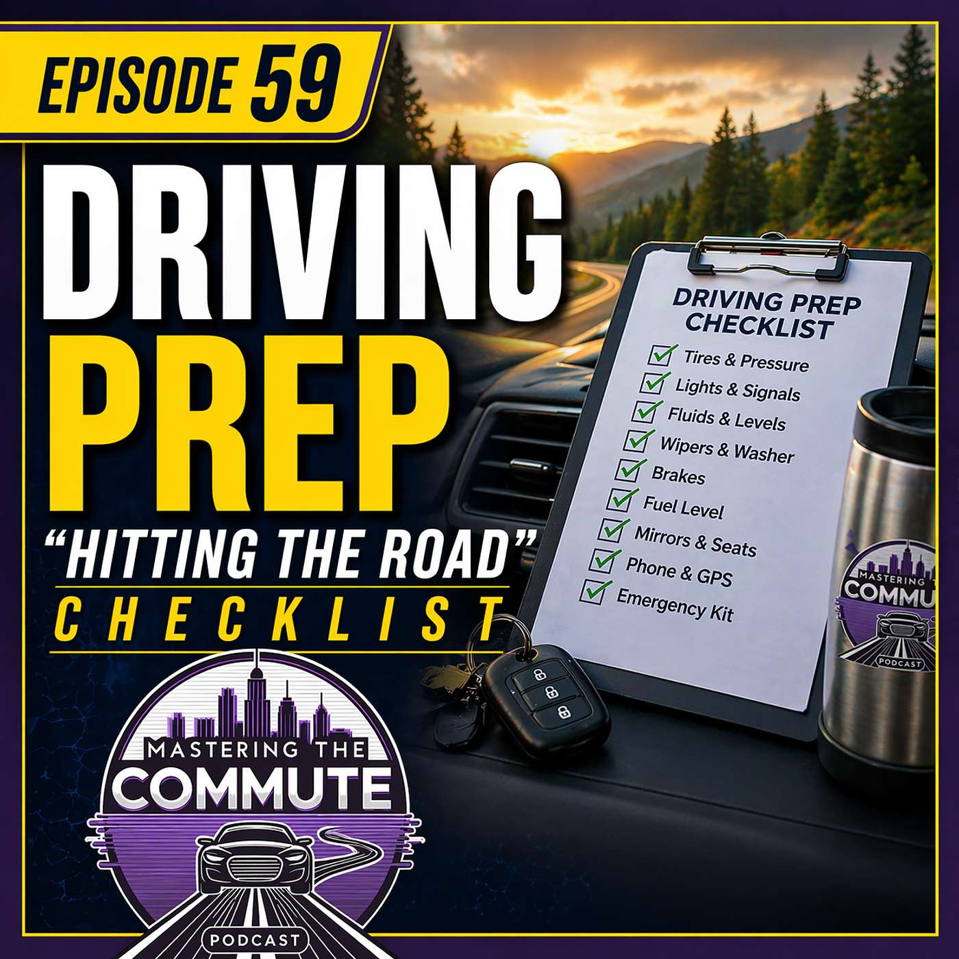Ep. 59: Before You Start Driving - A Simple Pre-Drive Checklist for Safer Commutes episode artwork