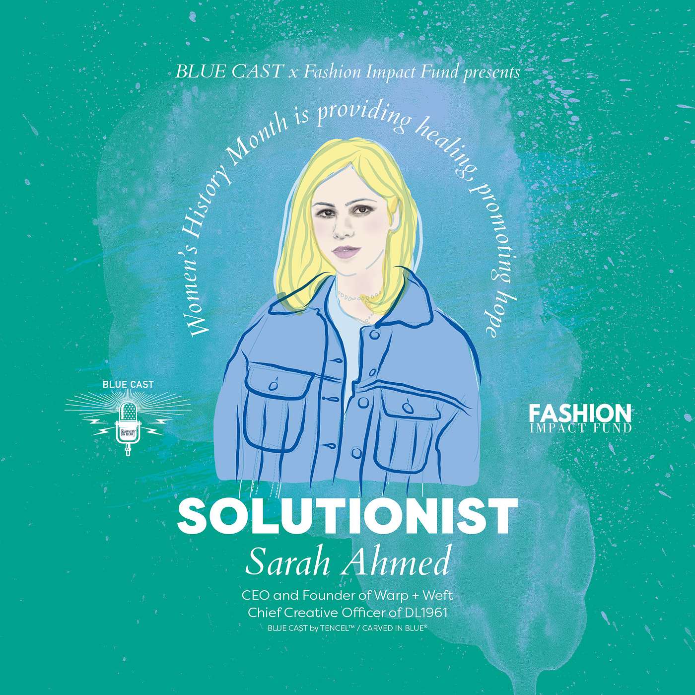 BLUE CAST by TENCEL™  / CARVED IN BLUE®