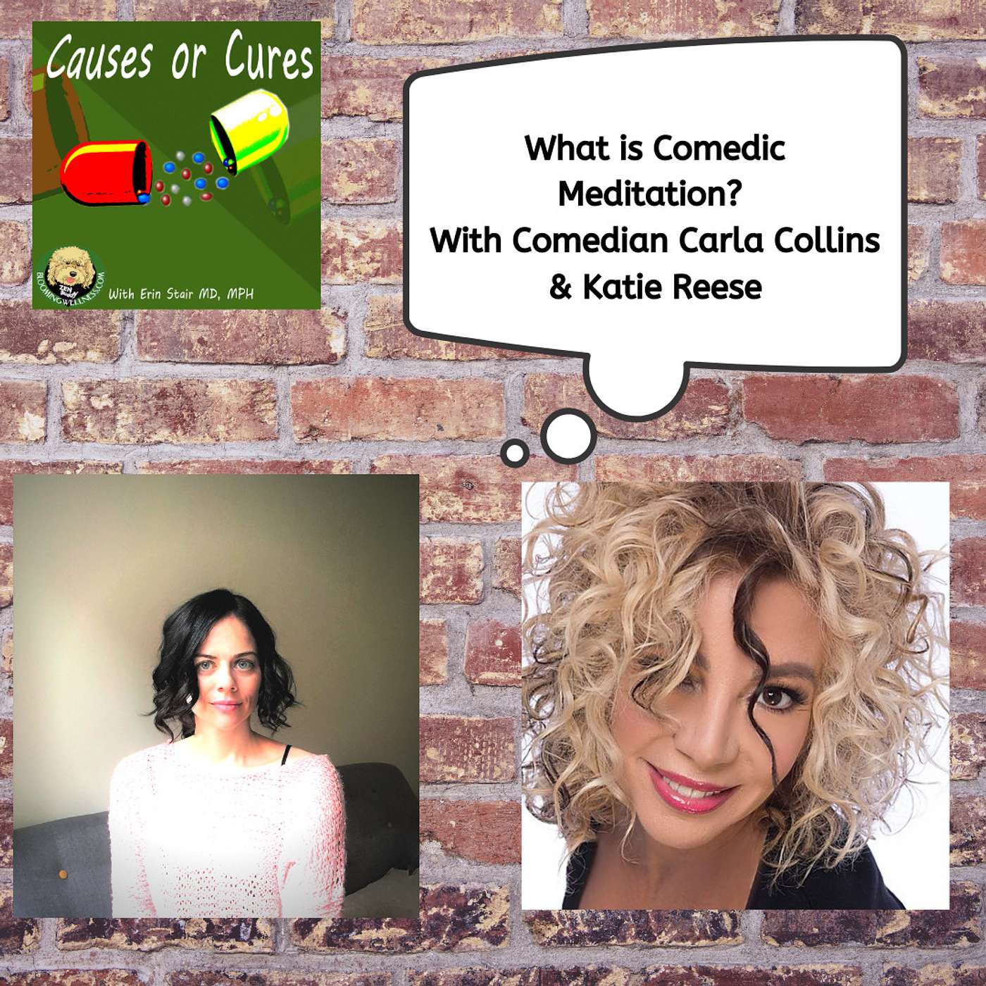 Comedic Meditation with Comedian Carla Collins and Katie Reese
