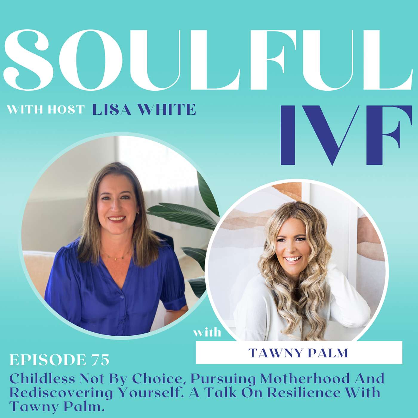 Childless Not By Choice, Pursuing Motherhood And Rediscovering Yourself. A Talk On Resilience With Tawny Palm. (Ep. 75) episode artwork