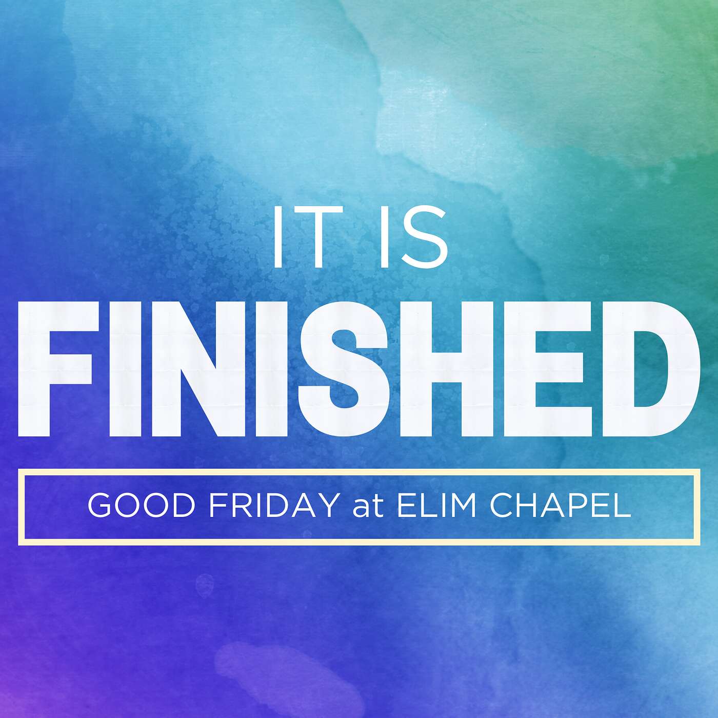 It Is Finished! - Good Friday Sermon
