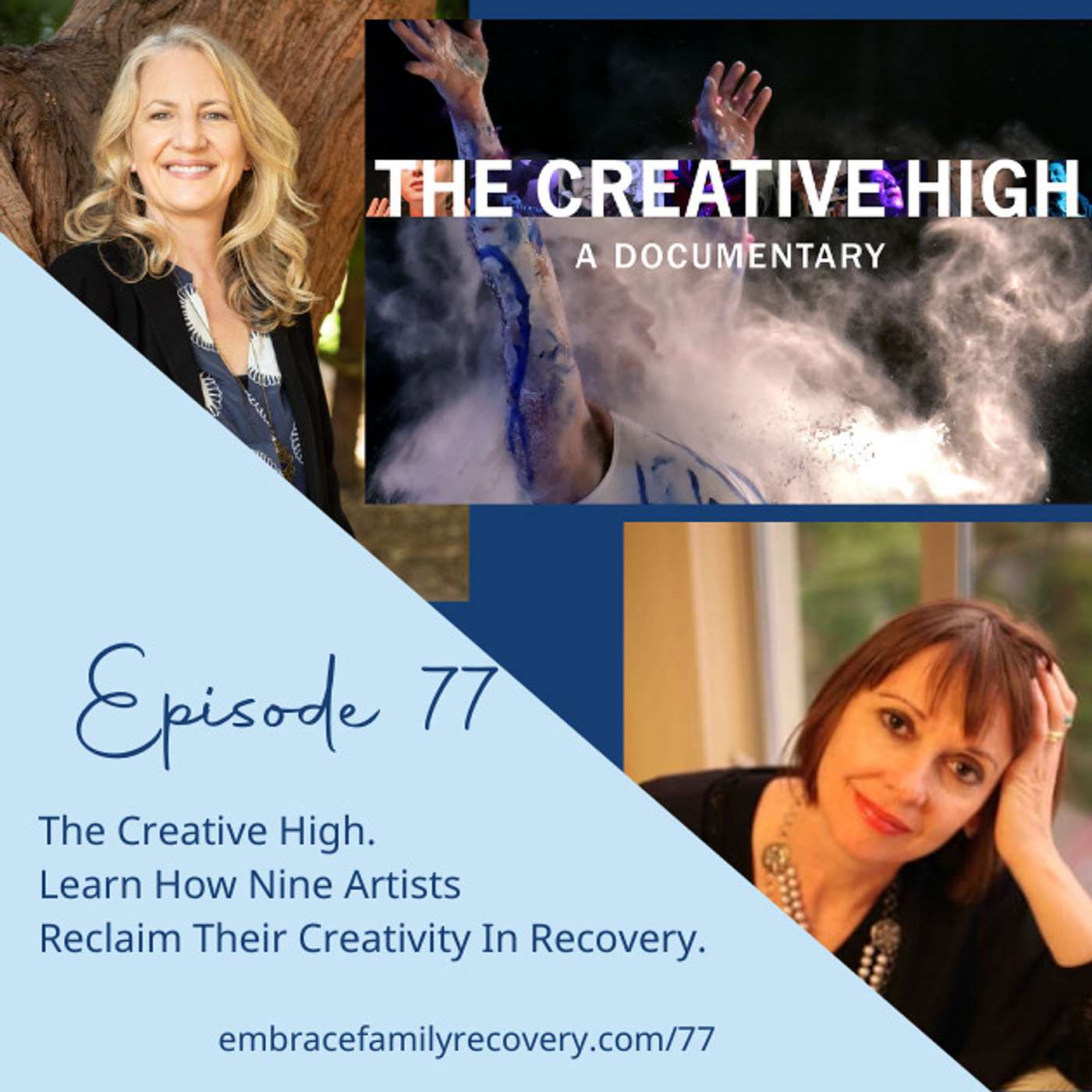 Ep 77 - The Creative High. Learn How Nine Artists Reclaim Their Creativity In Recovery.