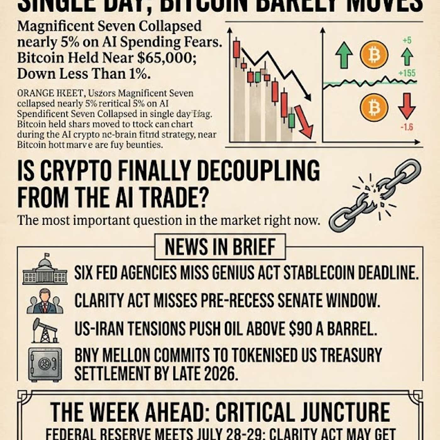 Wall Street lost $800B. Bitcoin fell less than 1%. Thread episode artwork