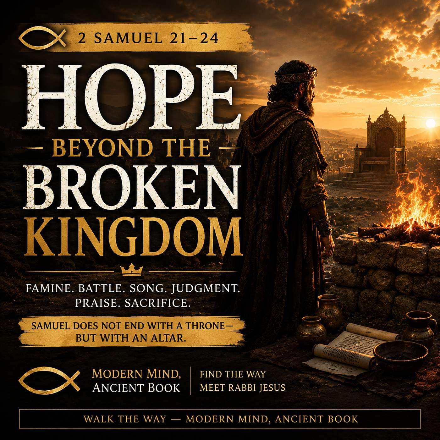 Samuel week 4 — not a throne, but an altar episode artwork