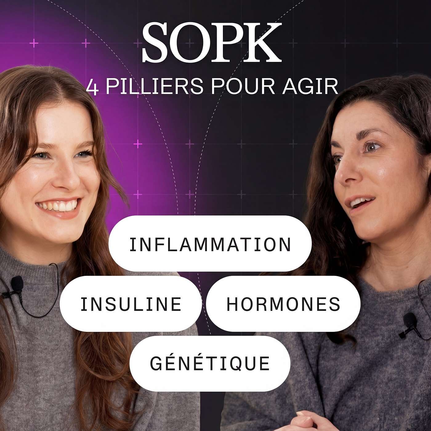 SOPK : Les 4 piliers pour enfin comprendre et agir (inflammation, insuline, hormones, génétique) SOPK : Les 4 piliers pour enfin comprendre et agir (inflammation, insuline, hormones, génétique)