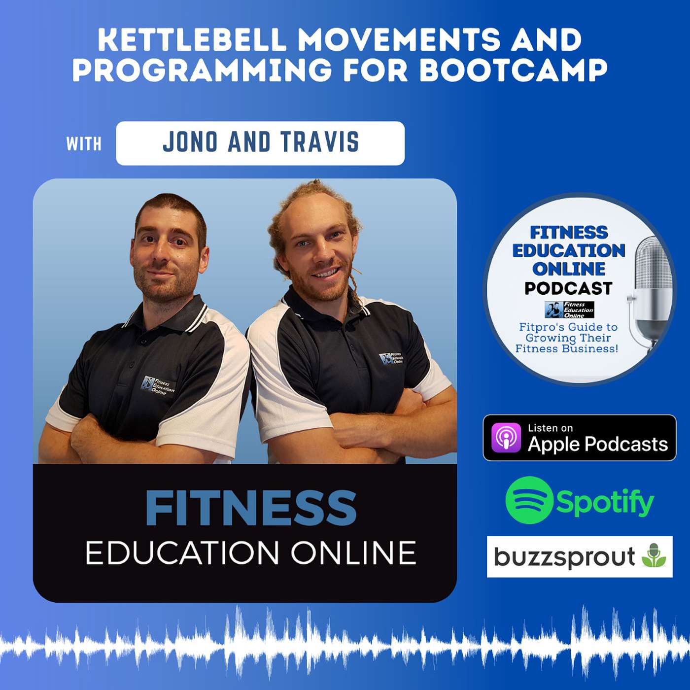 Ep 224: Kettlebell Movements and Programming for Bootcamp with Jono and Travis
