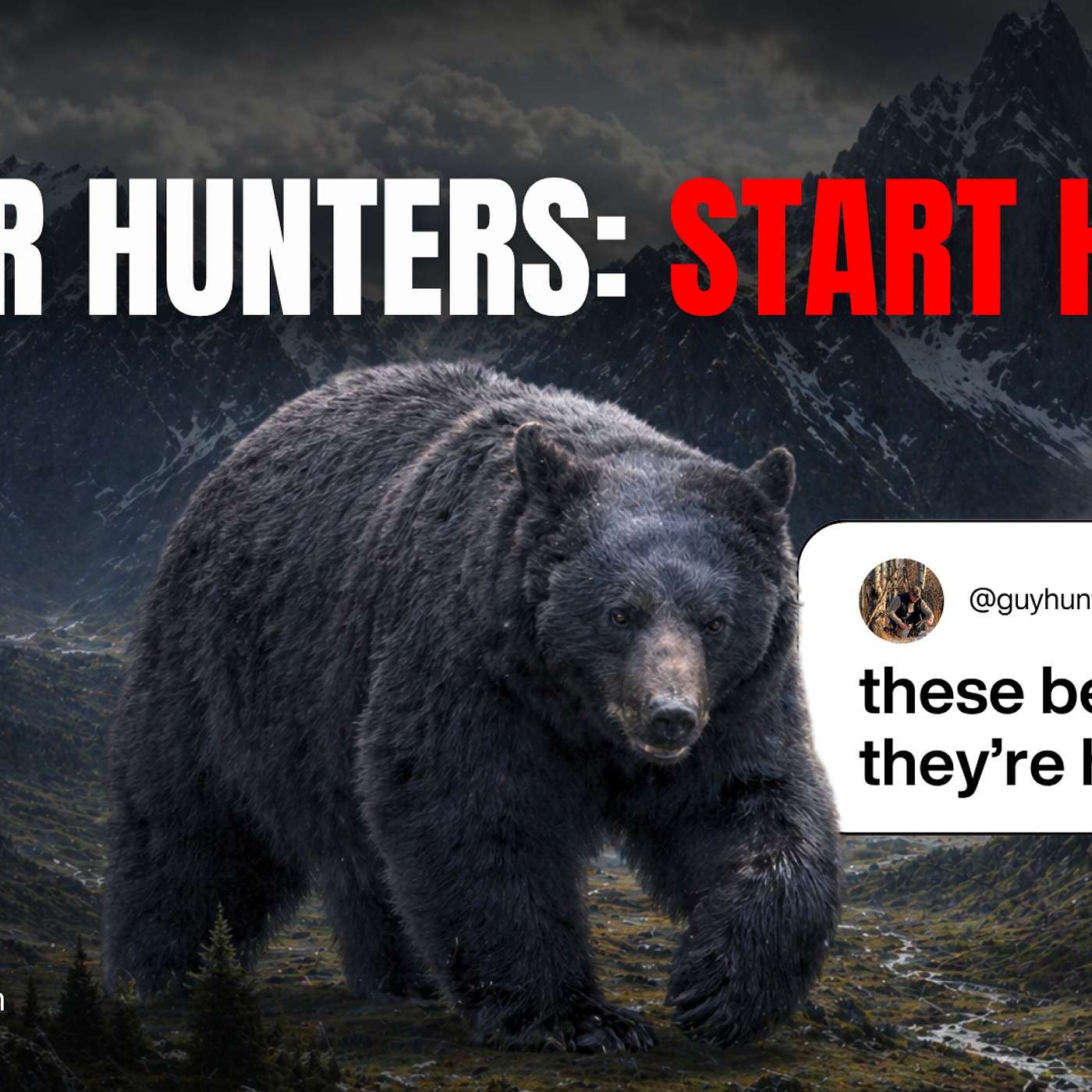 #66 - Hunting Spring Black Bears with Joe Kondelis