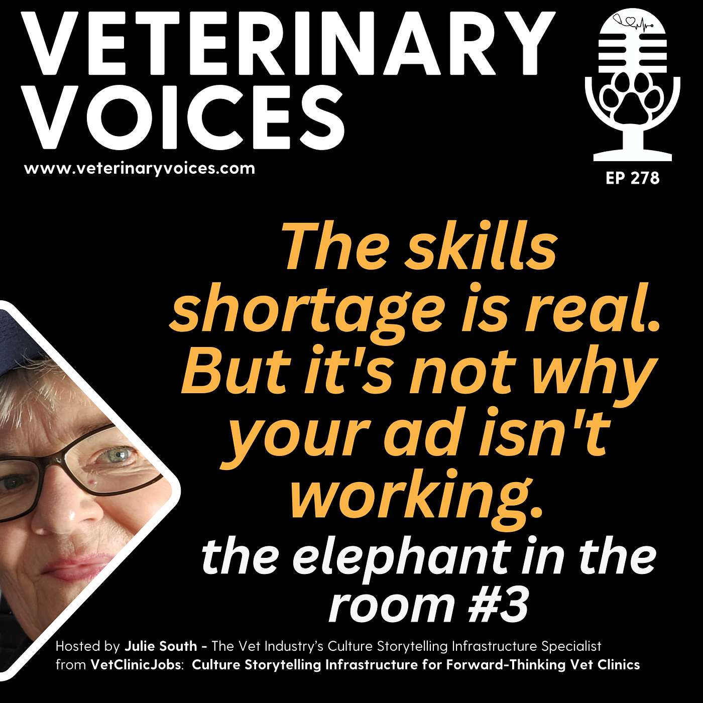 The skills shortage is real. But it's not why your ad isn't working - the elephant in the room - ep. 278