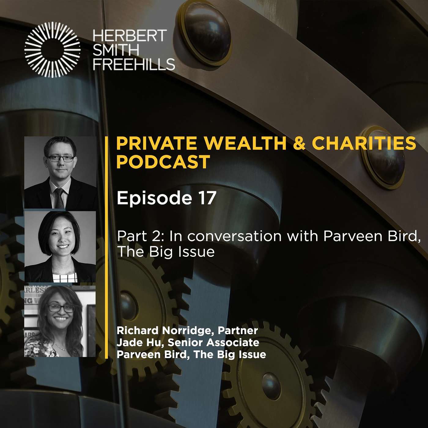 Private Wealth & Charities EP17, Part 2: In conversation with Parveen Bird, The Big Issue episode artwork