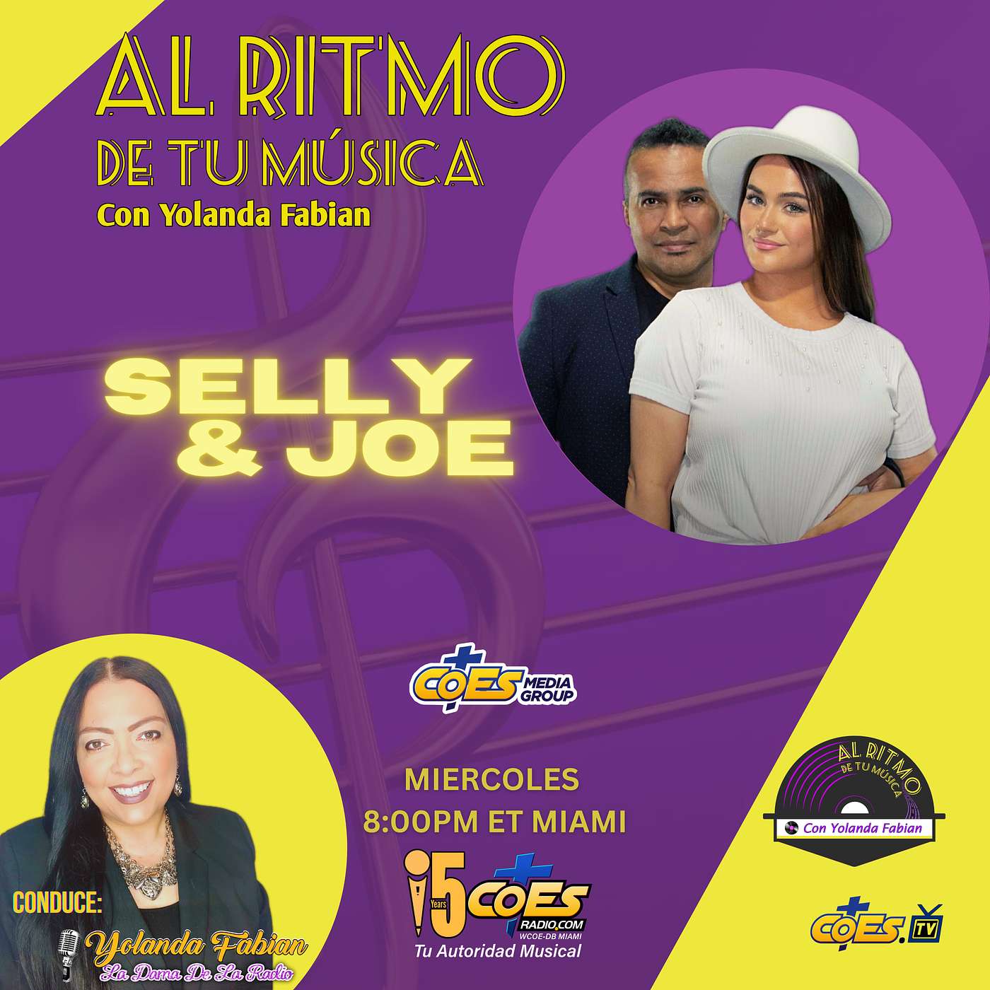 Selly y Joe en Al Ritmo de tu Música con Yolanda Fabian