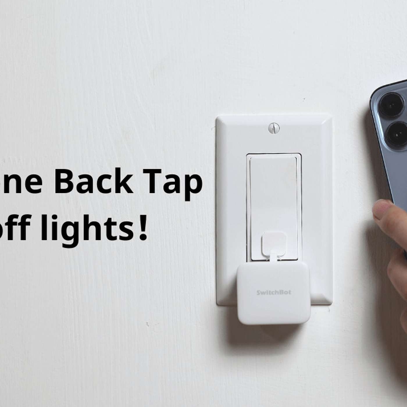 Trying to turn off your lights? Just tap the back of your iPhone!
