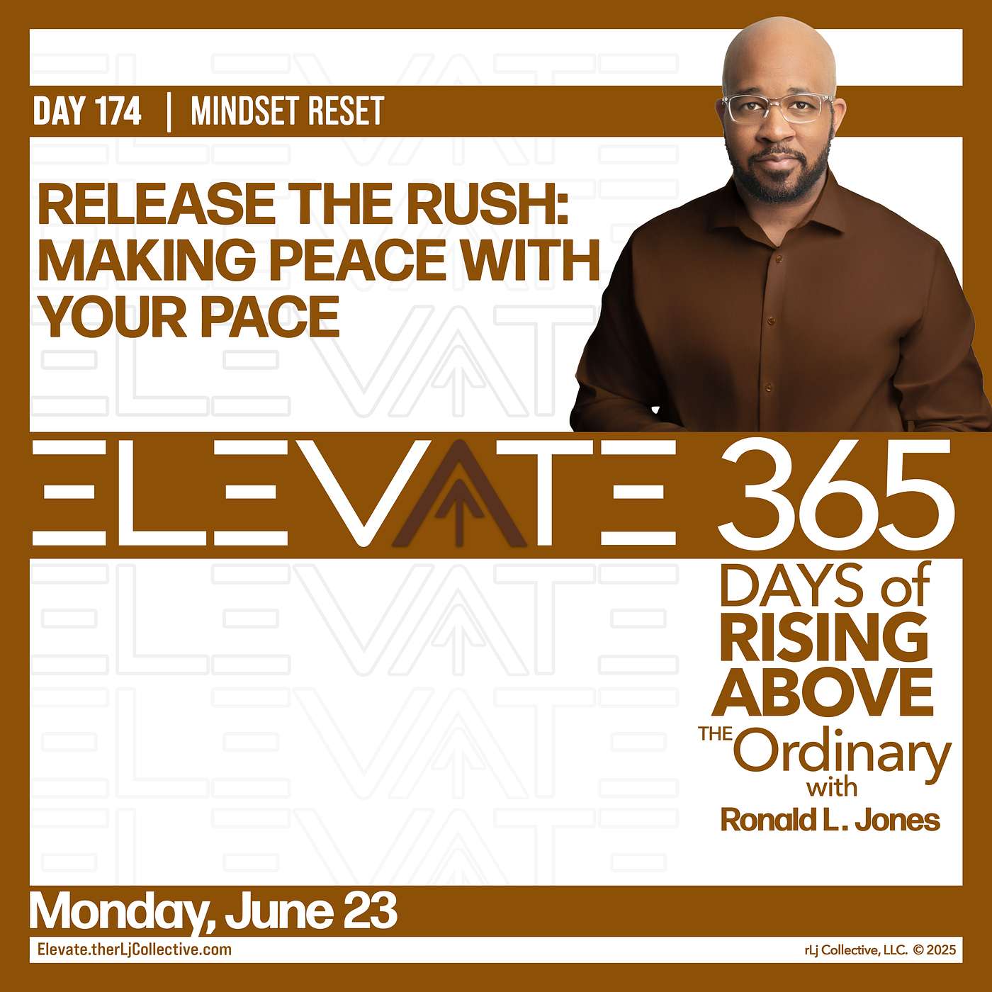 Day 174: Release the Rush: Making Peace with Your Pace
