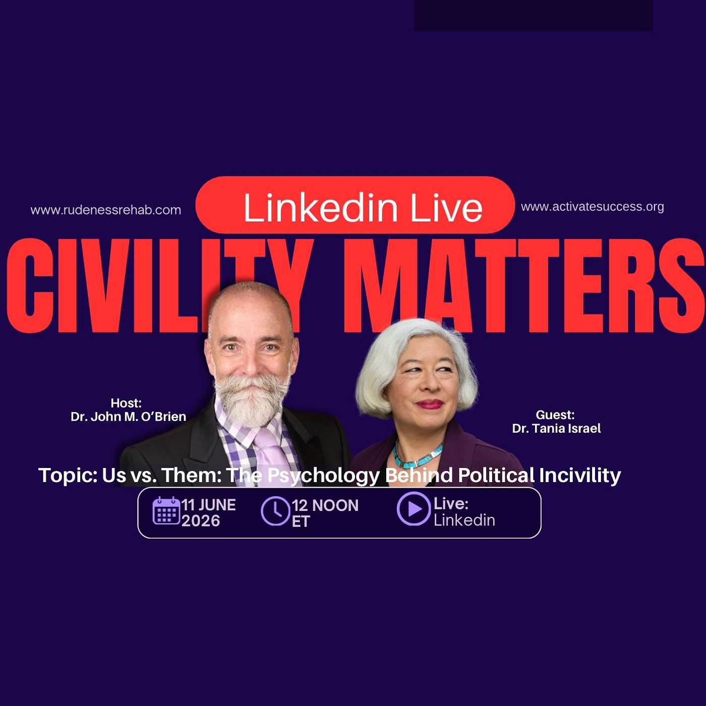 Beyond Your Bubble: Dr. Tania Israel on Cognitive Bias, Political Division, and Workplace Civility episode artwork