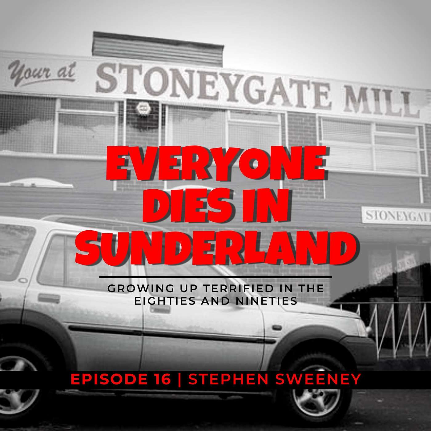 The unsolved murder of Stephen Sweeney: Sexy literary parody, yoghurt and robot dogs.