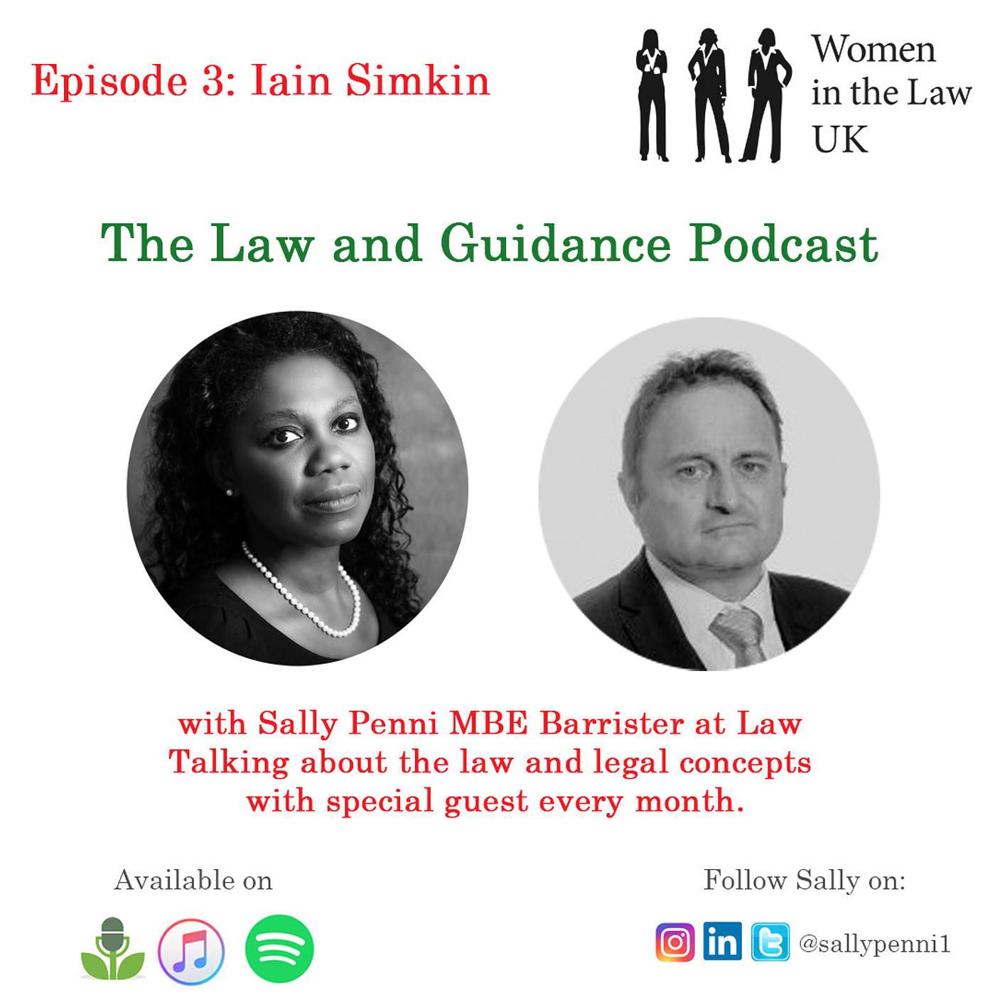 Episode 3 - Law and Guidance Podcast with guest Iain Simkin episode artwork