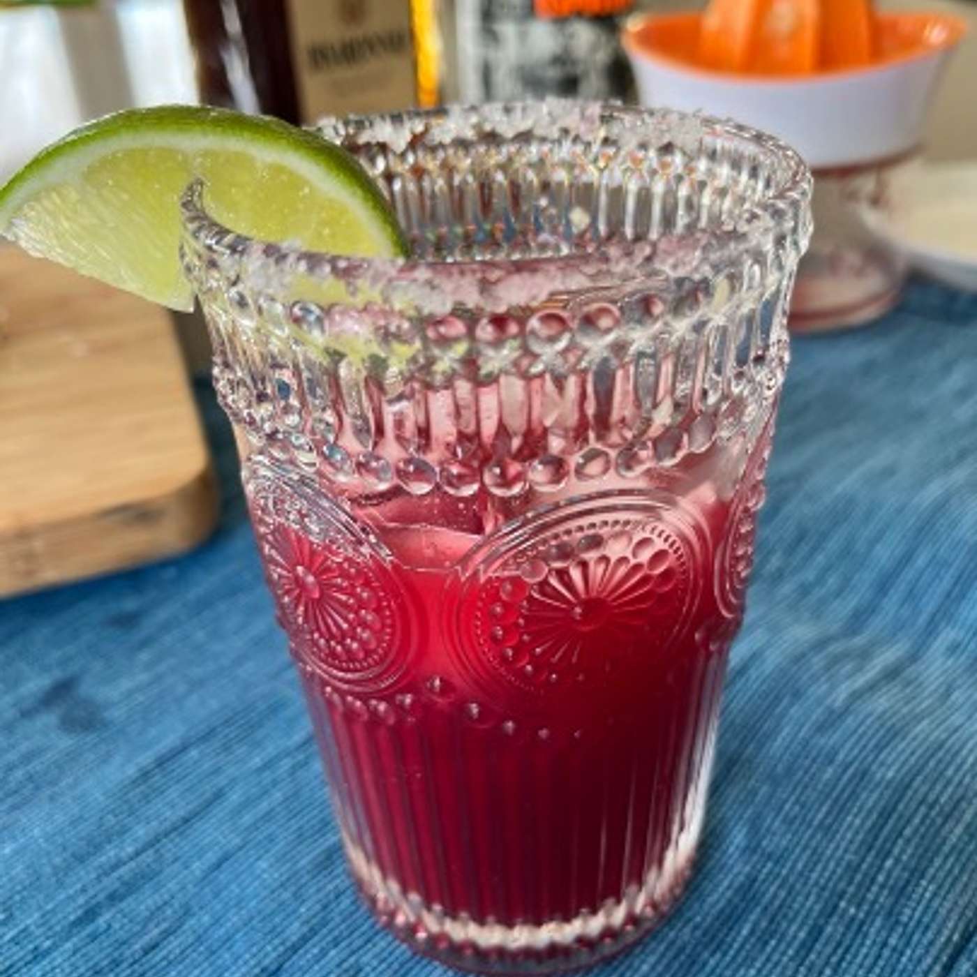 SPEAKEASY : Amaretto & Blood Orange Margarita