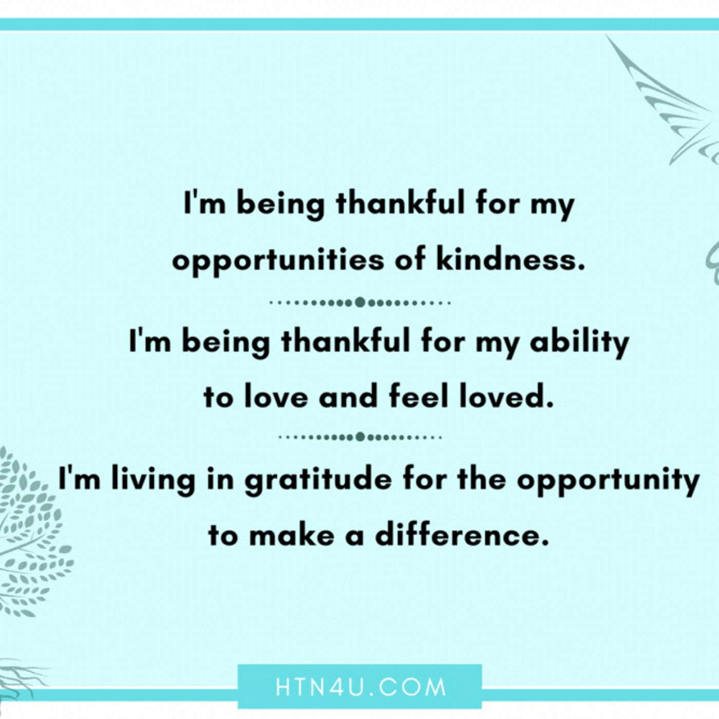 1010: HTN4U Affirmations on Gratitude