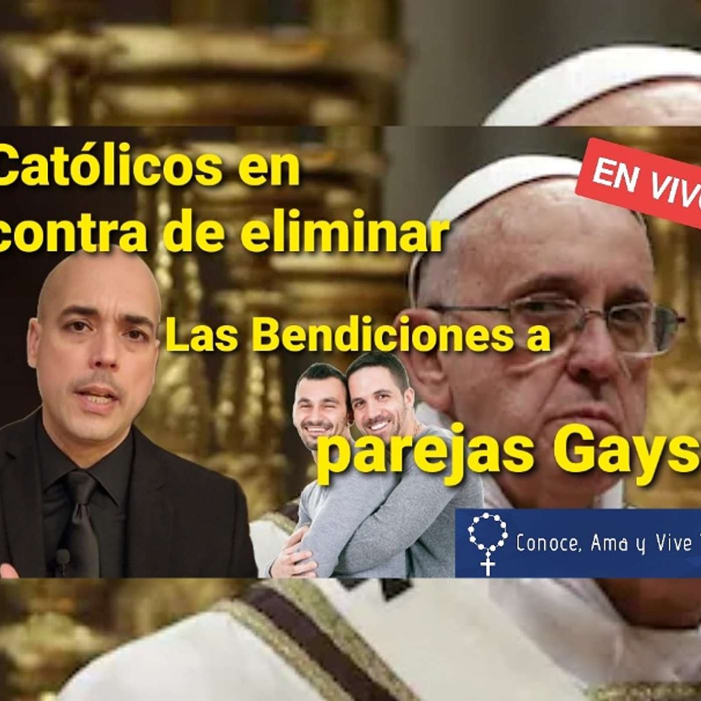 Episodio 455: 🤚Católicos en contra de prohibir las bendiciones parejas del mismo sexo 🤔 con Luis Román episode artwork