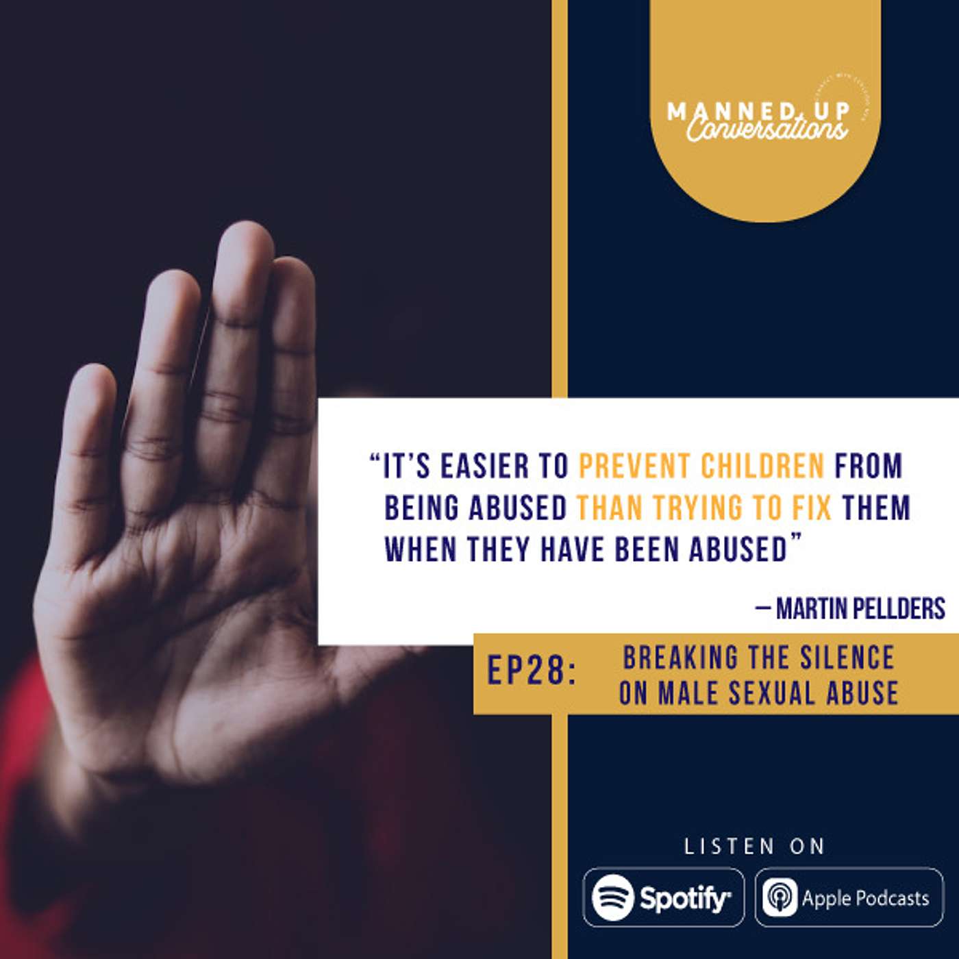 Breaking The Silence On Male Sexual Abuse with Martin Pelders