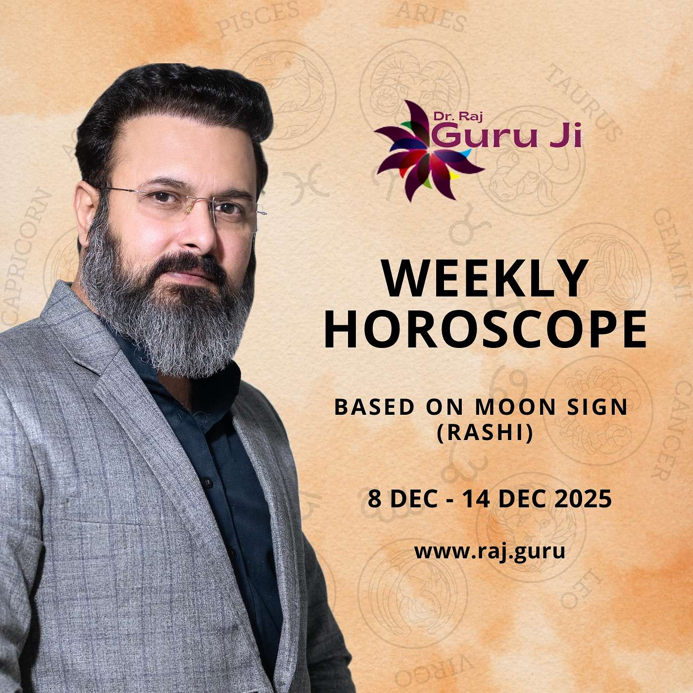 Weekly Horoscope, 08 Dec-14 Dec: Guru Ji Dr. Raj से जानें अपनी राशि के अनुसार भविष्यफल | Astro