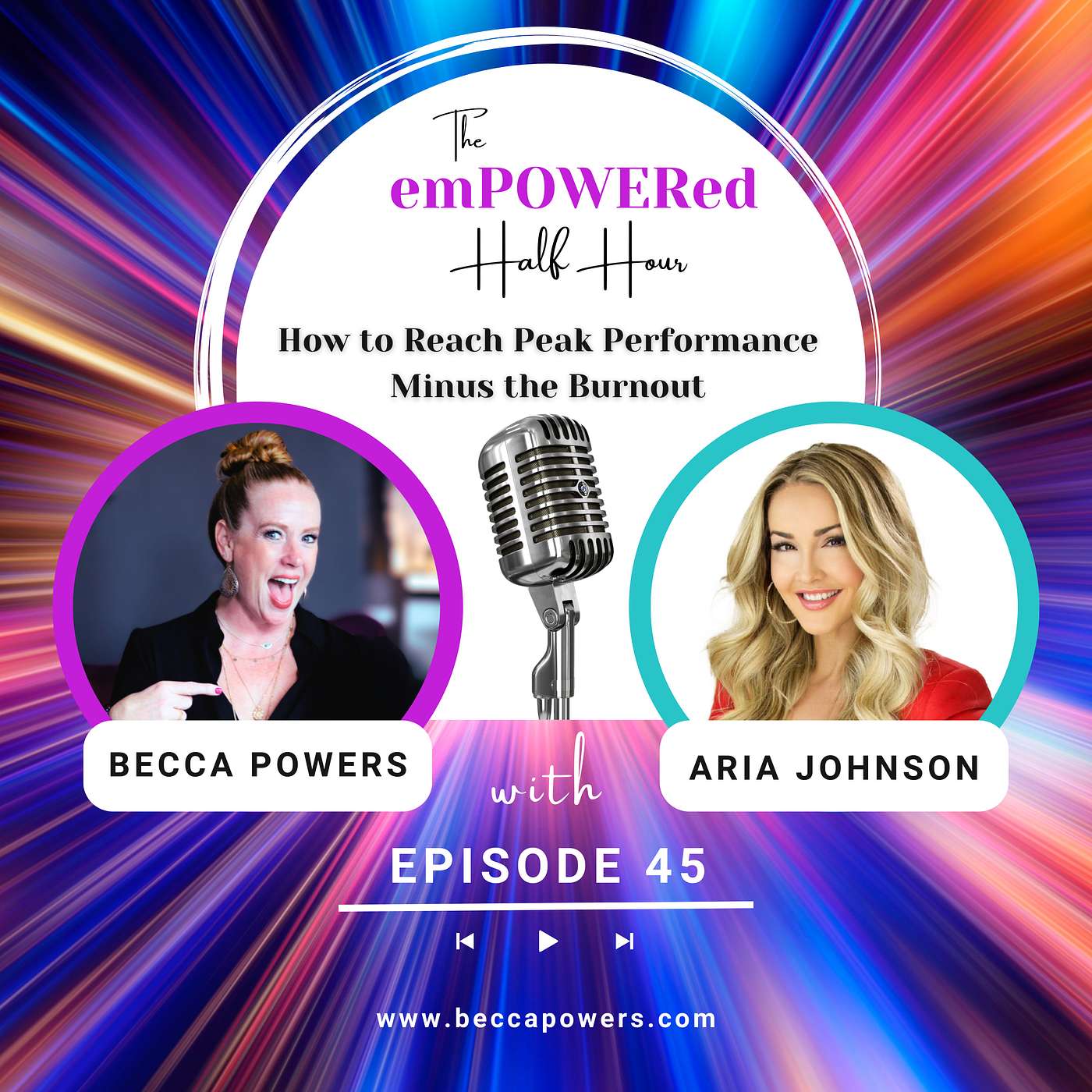 How to Reach Peak Performance Minus the Burnout with TV Personality & Keynote Speaker Aria Johnson