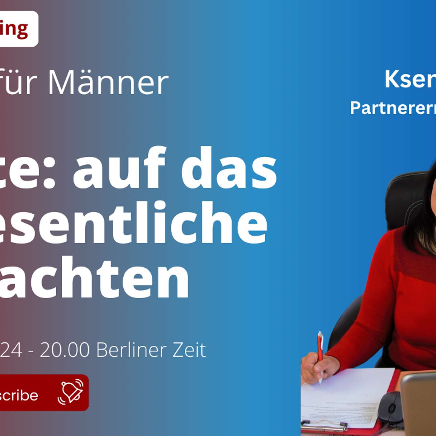 Ksenia Droben: Partnersuche leicht gemacht