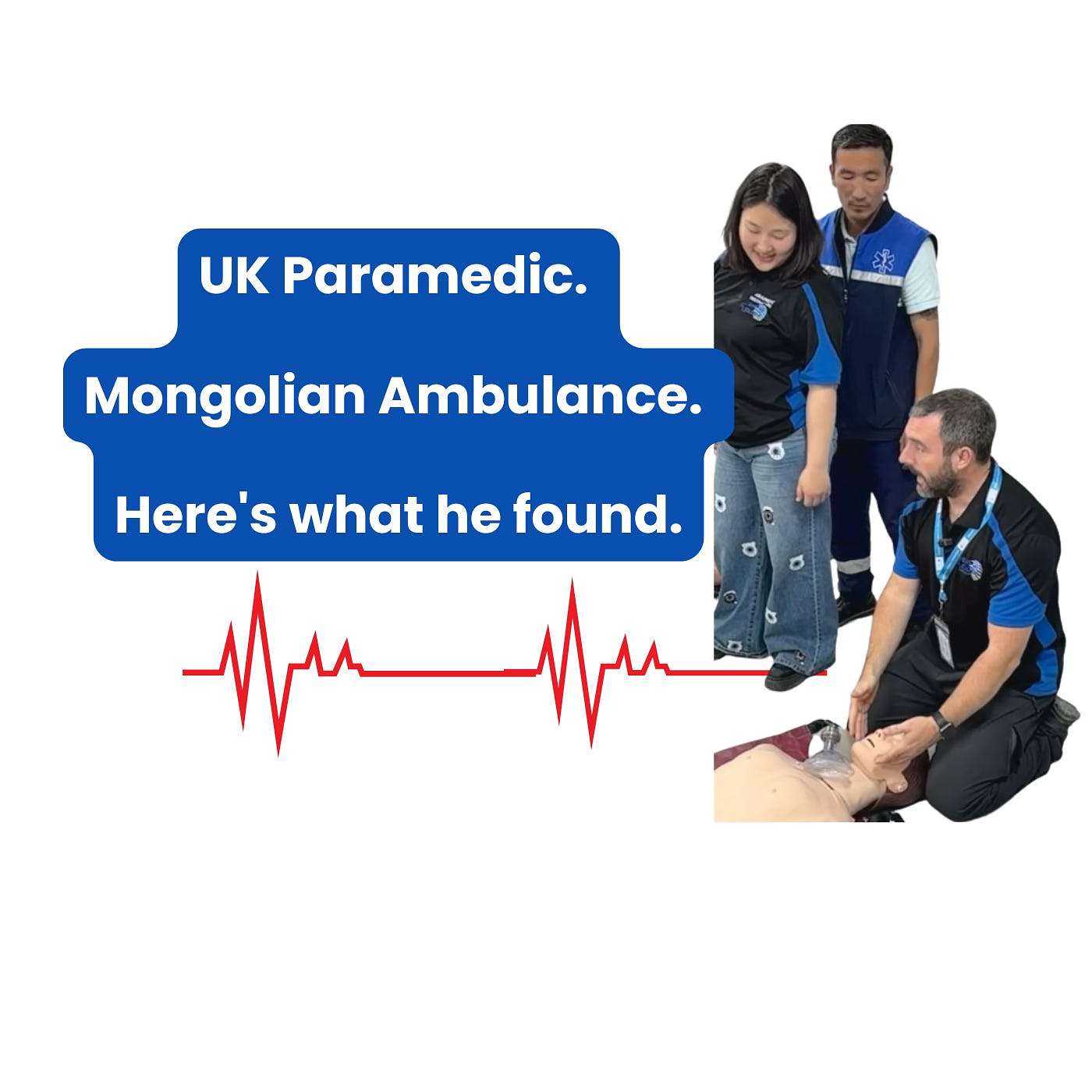 He came from a Yorkshire air ambulance. Then this episode artwork