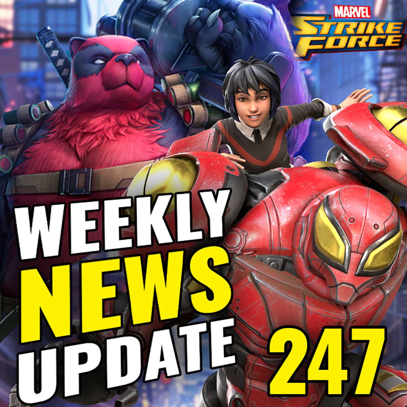 Episode 247: BATTLEWORLD & PANDAPOOL IN UPDATE 8.0?, Professor X DD8 Confirmed! | Marvel Strike Force | MSF