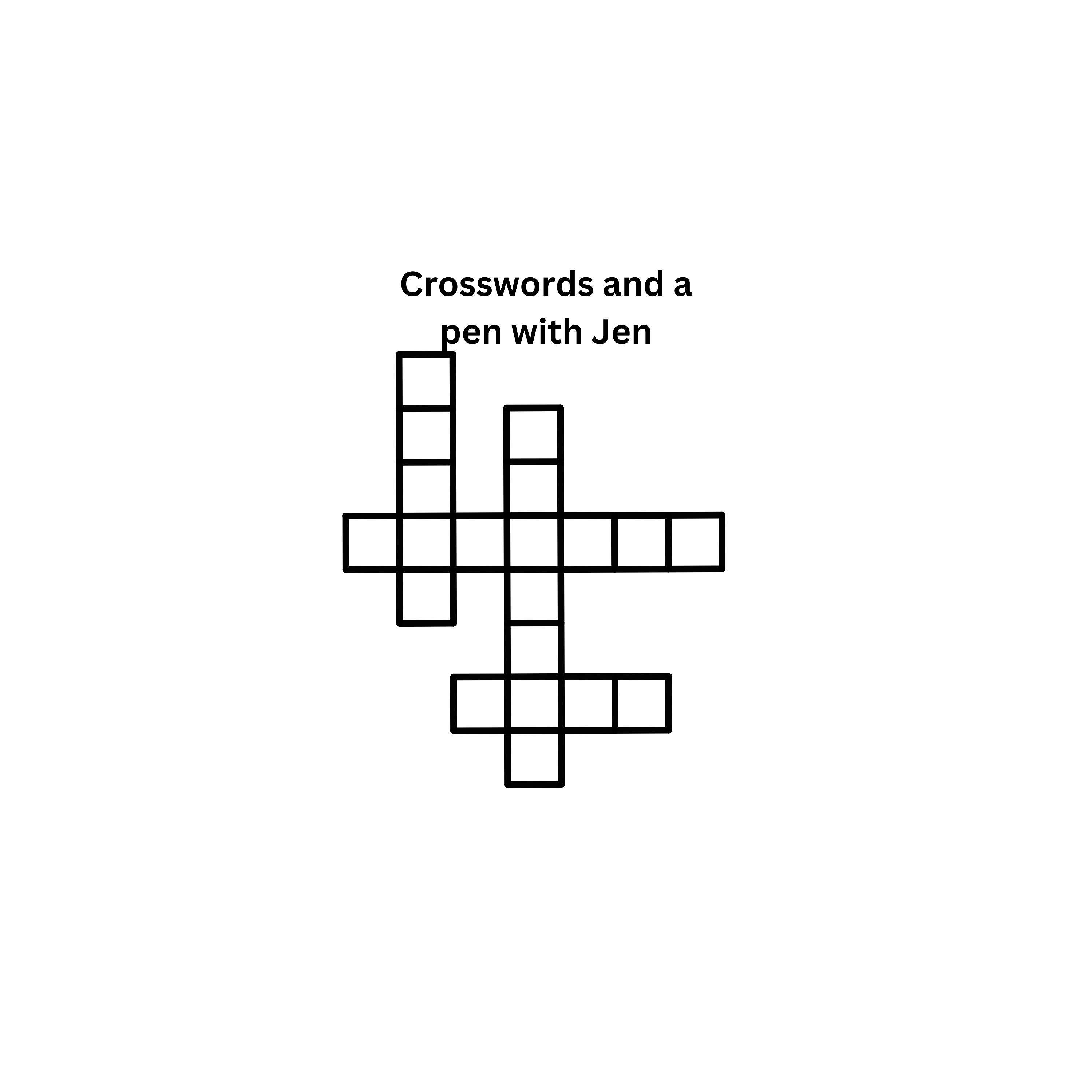 Crosswords and a Pen with Jen