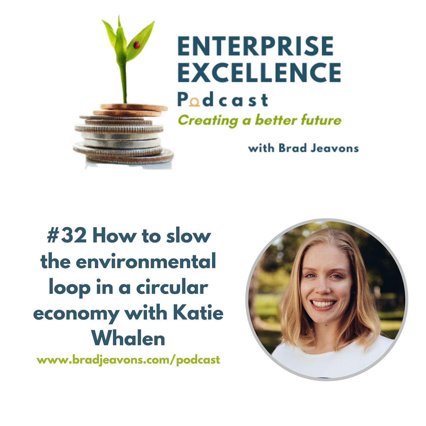 32 How to slow the environmental loop in a circular economy with Katie Whalen. episode artwork