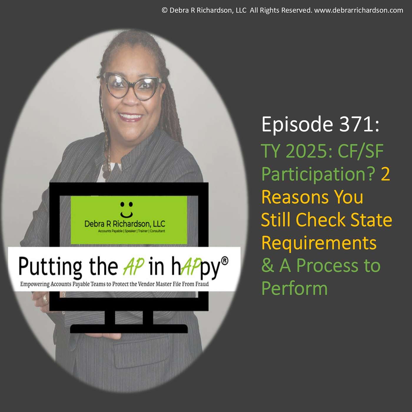 Episode 371:  TY 2025: CF/SF Participation? 2 Reasons You Still Check State Requirements & A Process to Perform