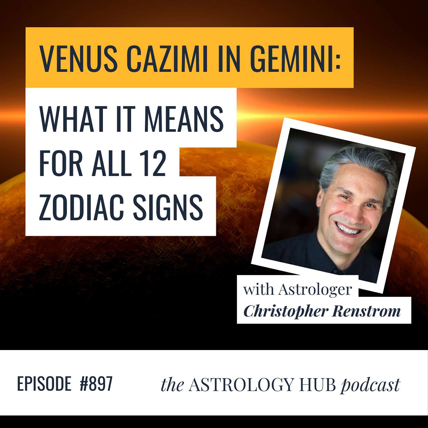 cover of episode Venus Cazimi in Gemini: What It Means for All 12 Zodiac Signs