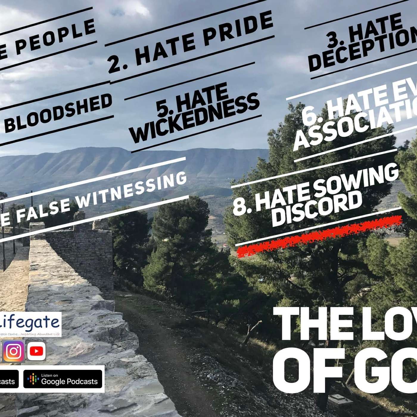 Power to Hate Sowing Discord - Lifegate Church - 27.3.22 episode artwork