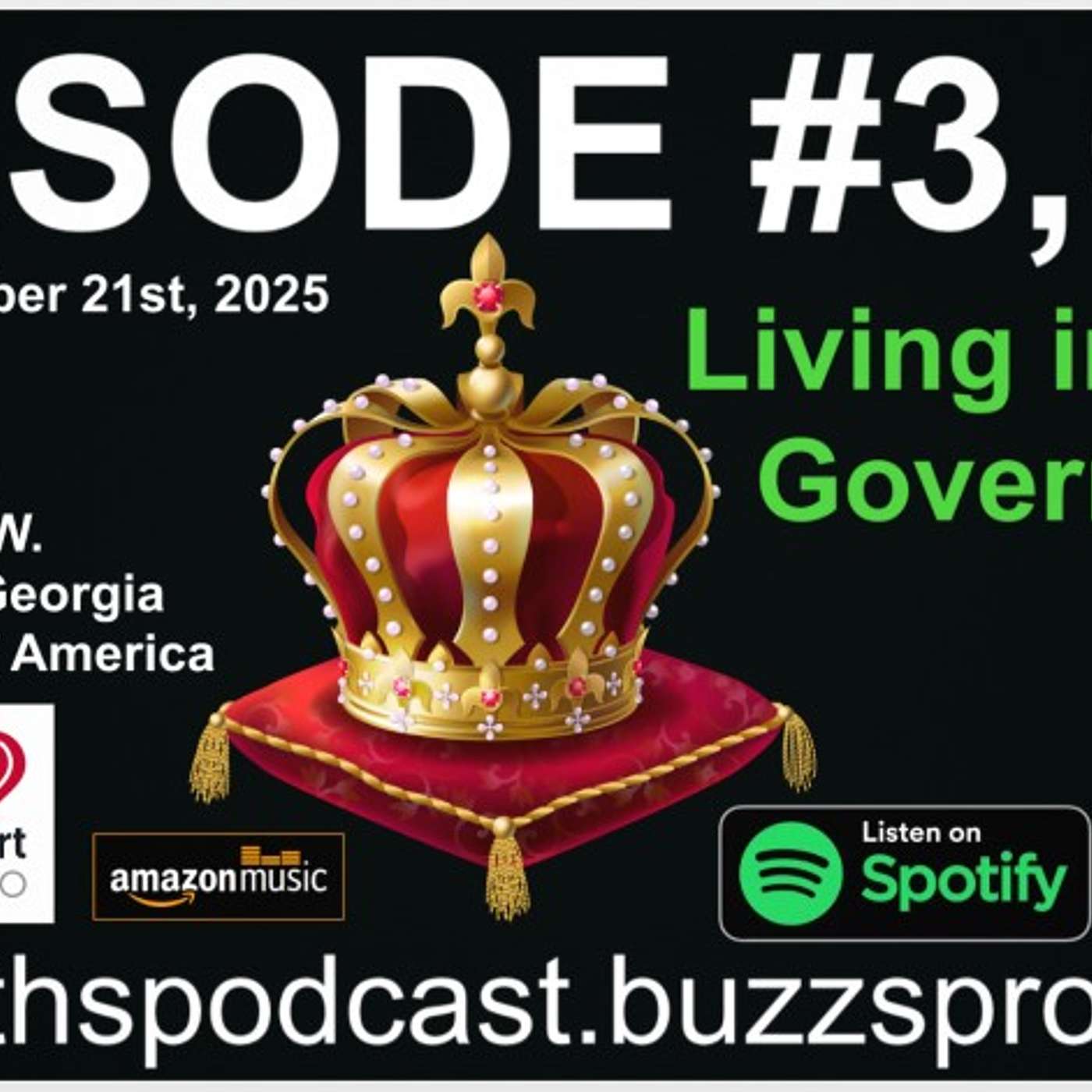 Living in God's Government - Episode #3,000  -  12/21/2025