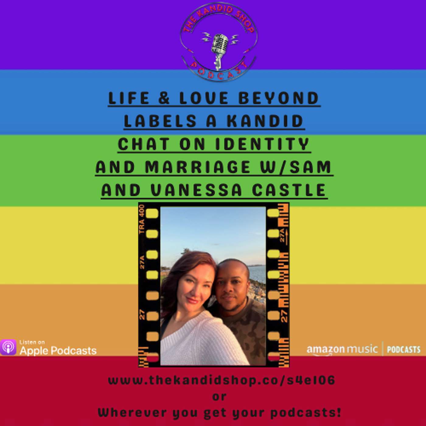 Episode image for Life & Love Beyond Labels: A Kandid Chat on Identity and Marriage w/Sam and Vanessa Castle