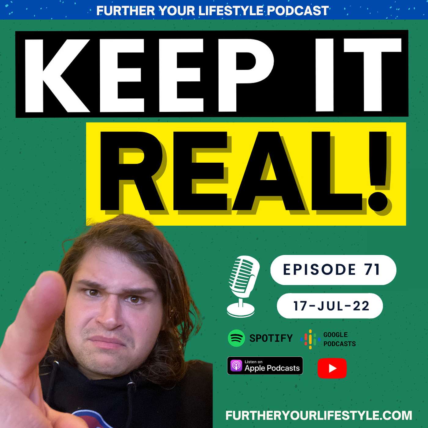 Ep.71 - keep it real with these FOOD FOR THOUGHT'S | Further Your Lifestyle Podcast