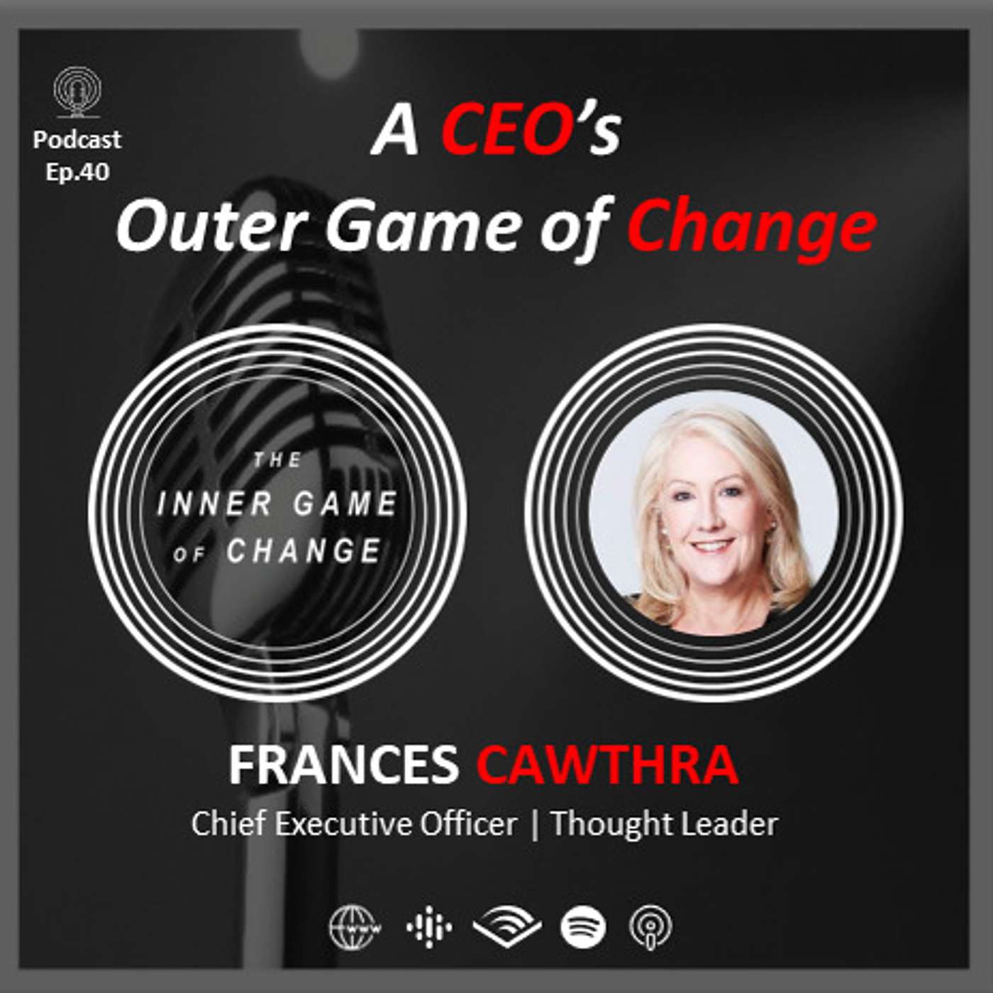 E40 - A CEO's Outer Game of Change - Podcast with Frances Cawthra thumbnail