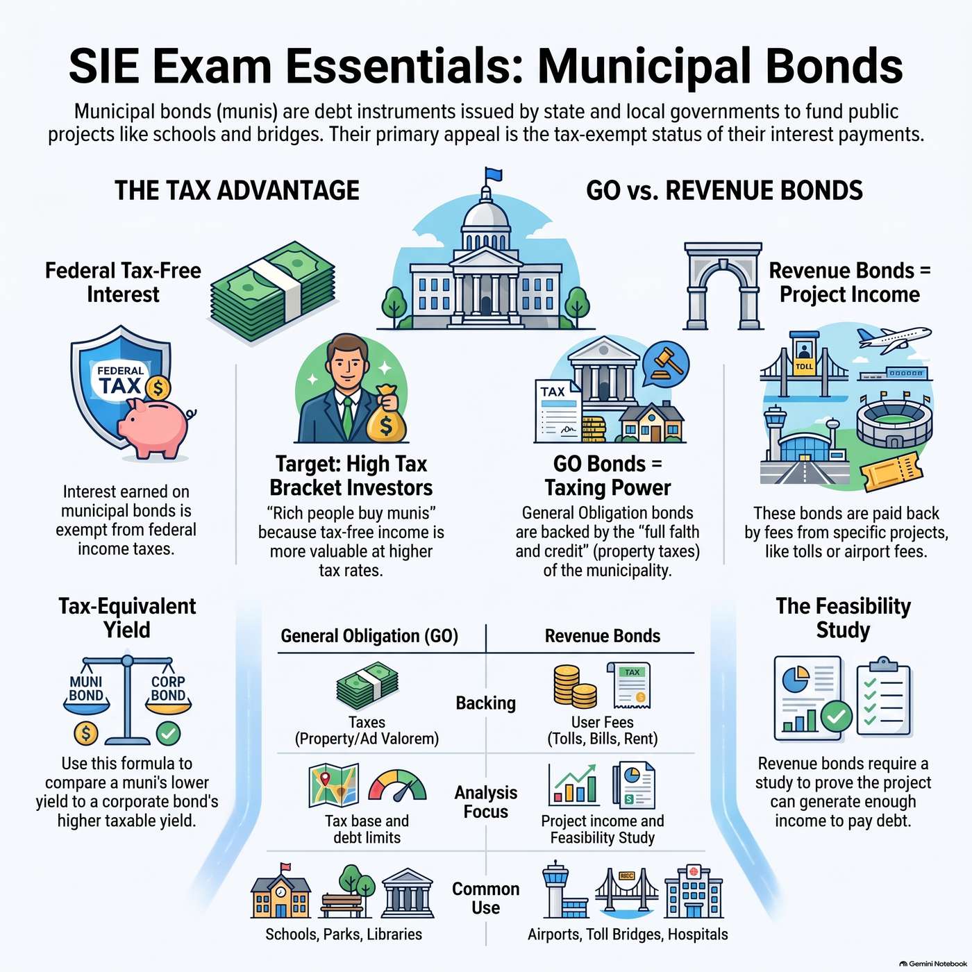 SIE Exam: Rich People Buy Munis