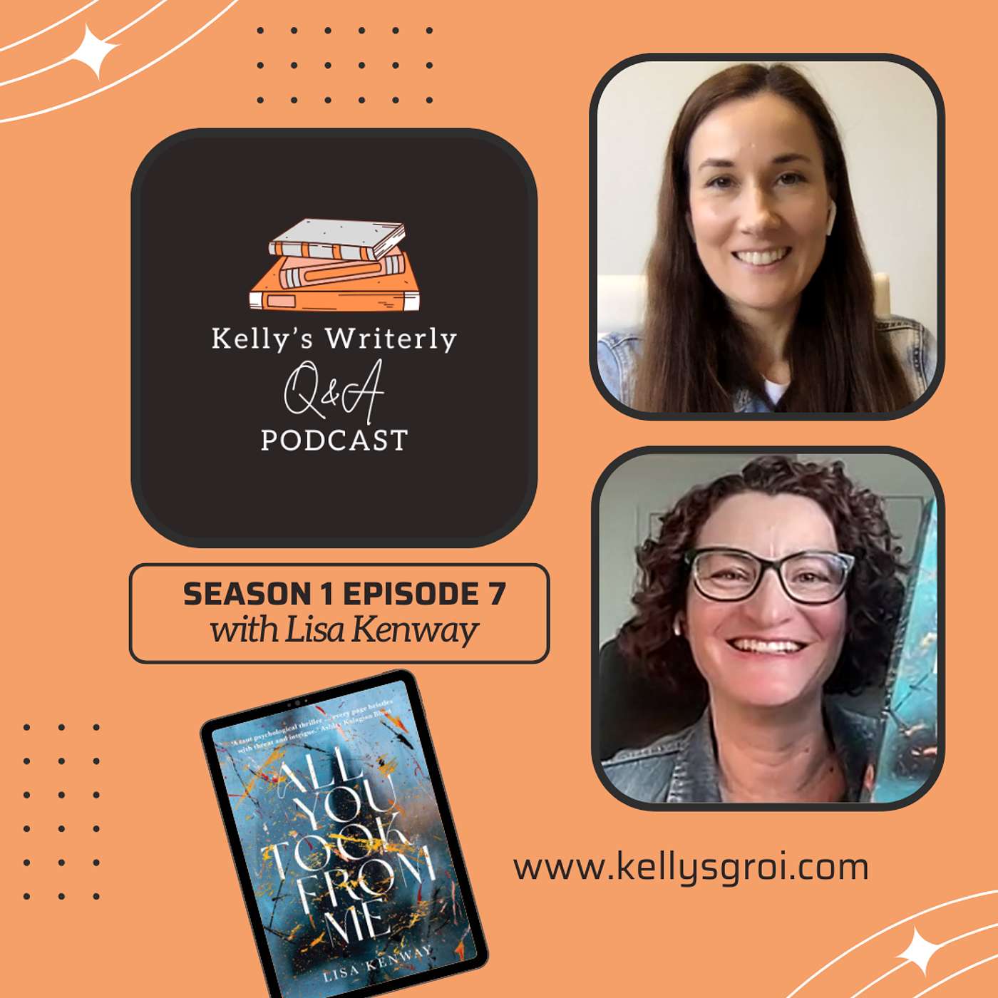 August 2024 Q&A with Lisa Kenway on All You Took From Me