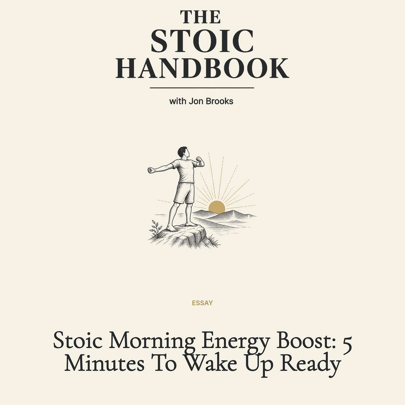 Stoic Morning Energy Boost: 5 Minutes To Wake Up Ready episode artwork