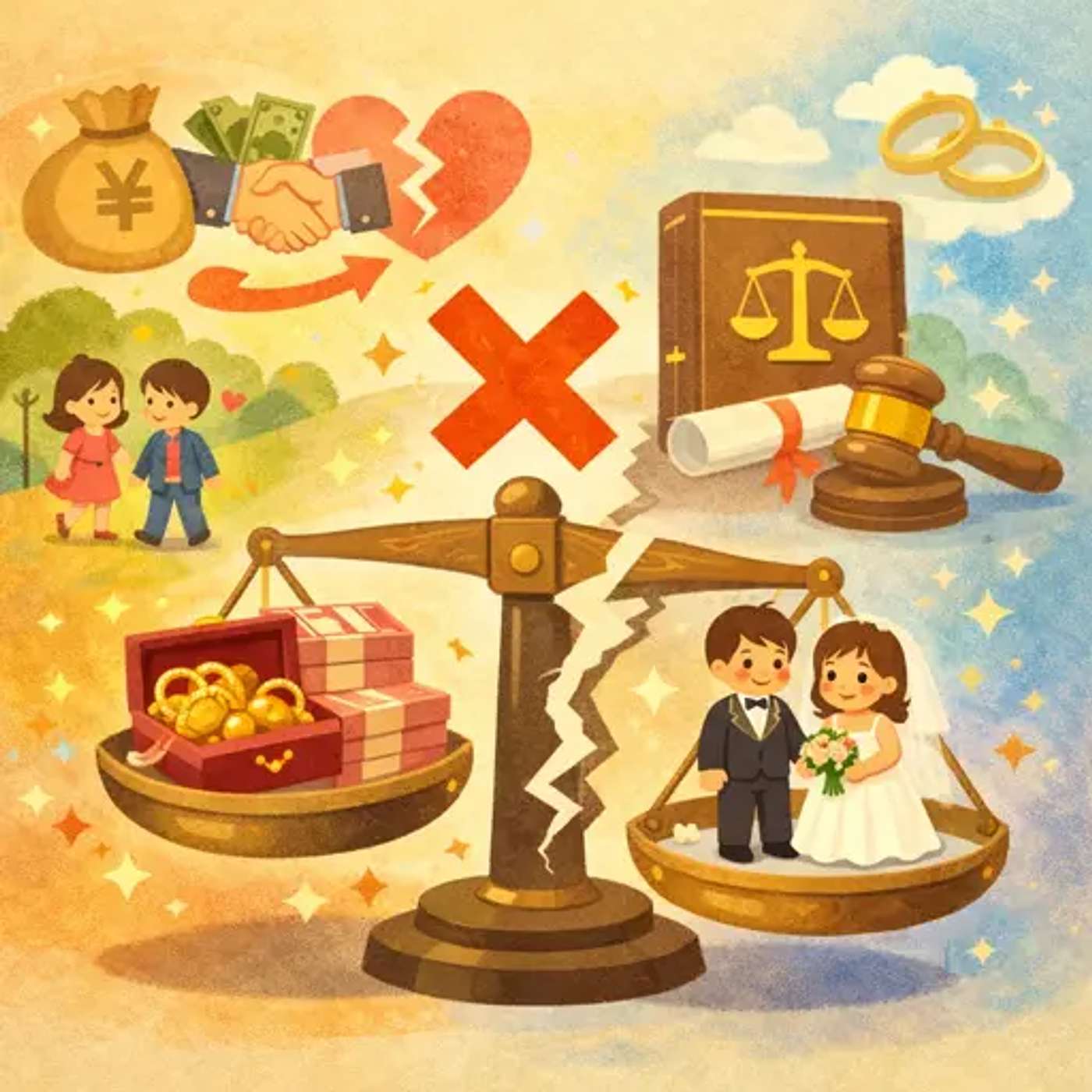 [HSK 5] 彩礼不是“买婚姻” - Bride Price Is Not “Buying a Marriage”