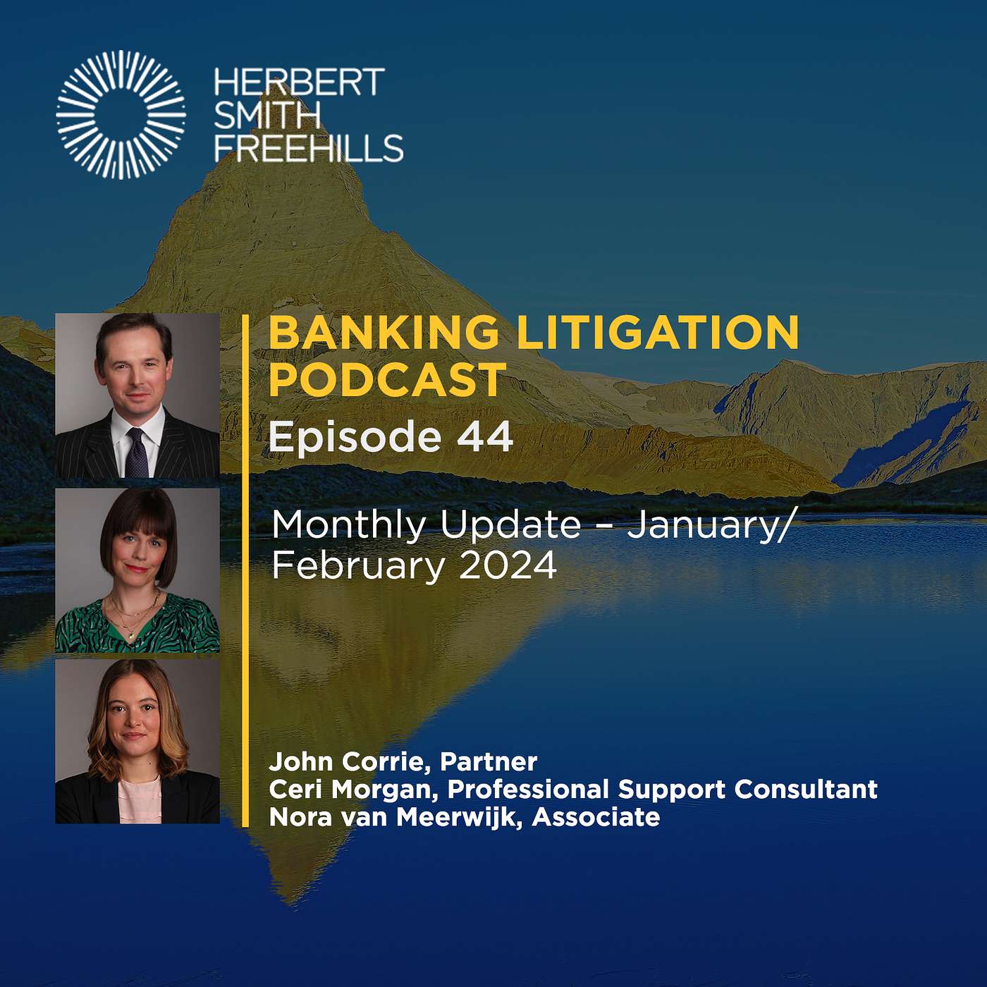Banking Litigation Episode 44: Monthly update - January/February 2024 episode artwork