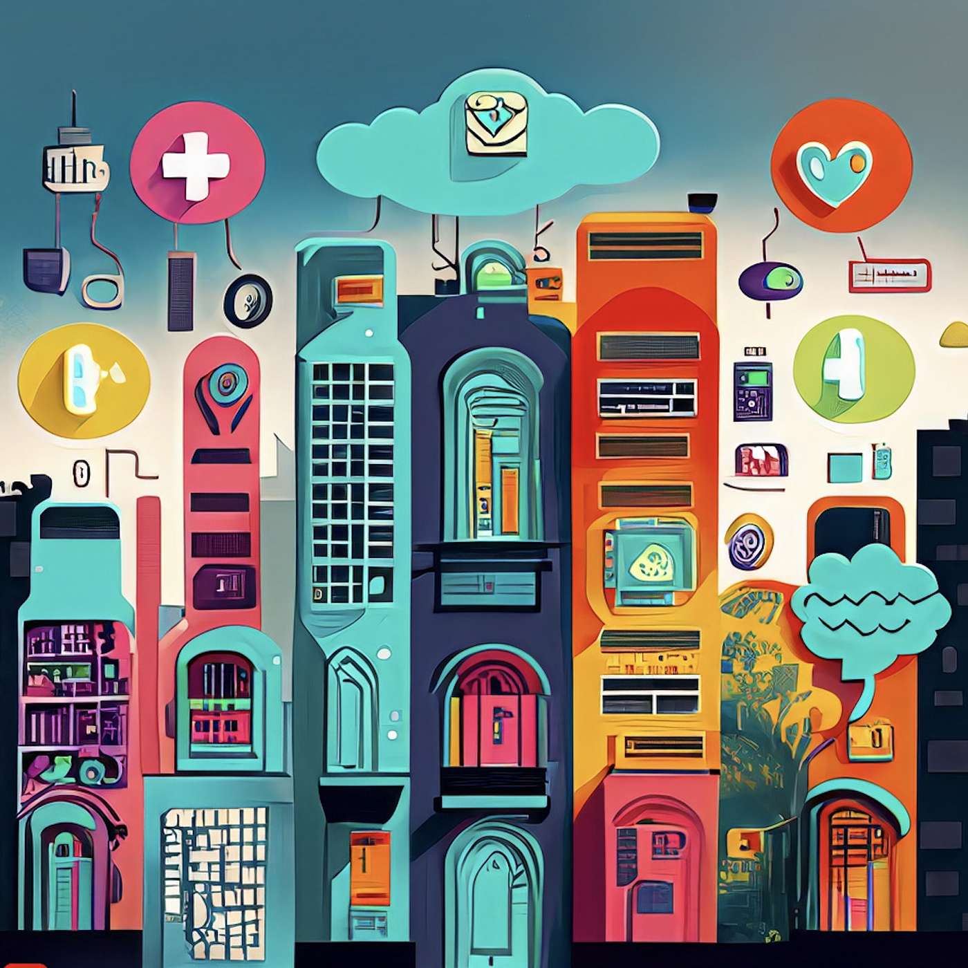 Silicondo - ordinary apartment building, extraordinary people. podcast artwork
