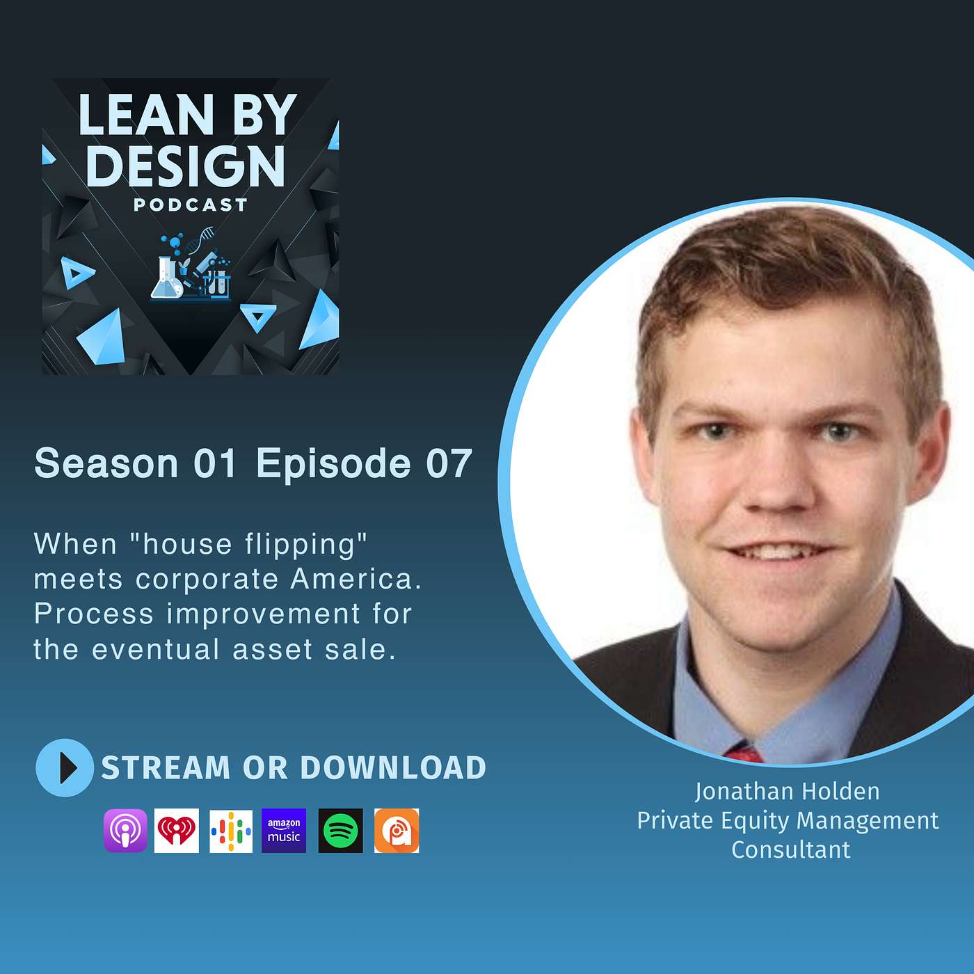 Episode 07. When "house flipping" meets corporate America. Process improvement for the eventual asset sale.