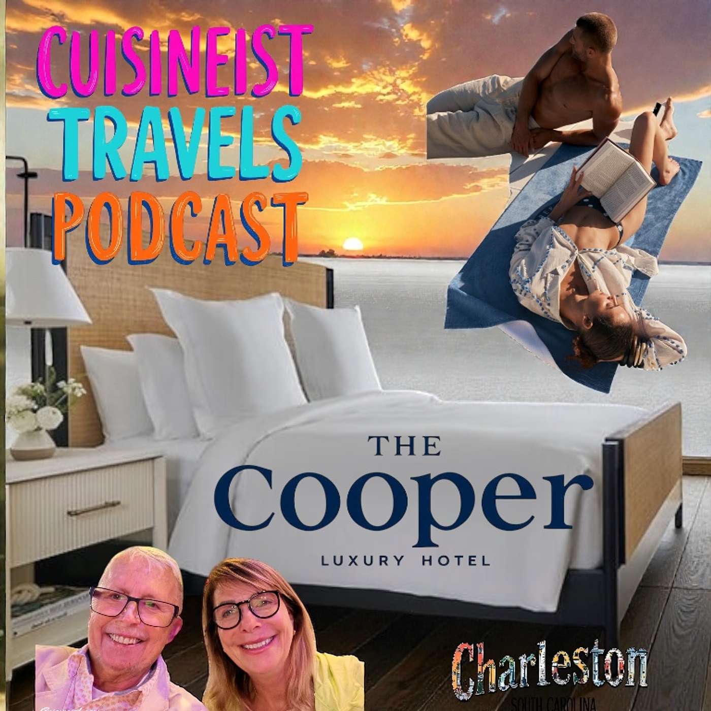 Cuisineist Travels Podcast  with Journalists Elaine and Scott Harris. Travel to Historic Charleston South Carolina to Preview the Luxurious The Copper a 191 Room Luxury Hotel.