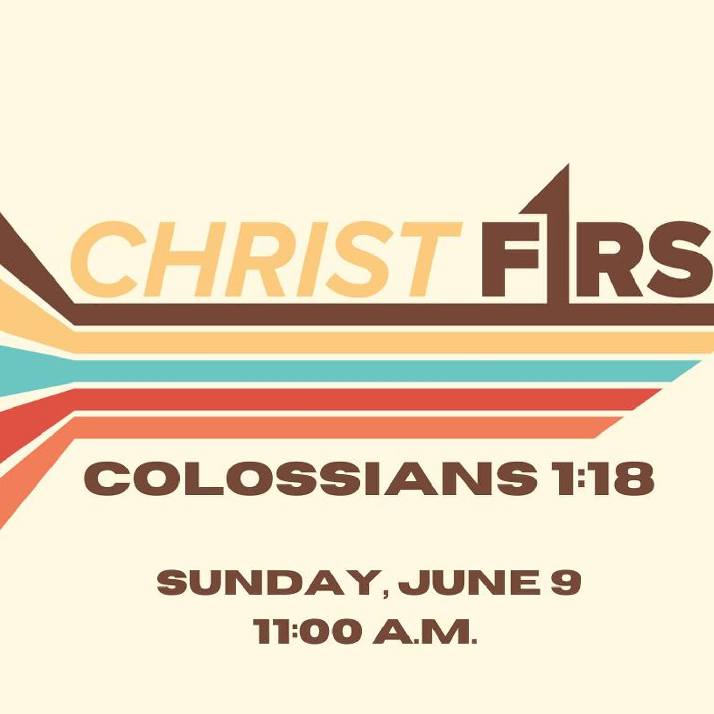 Christ First In The Church