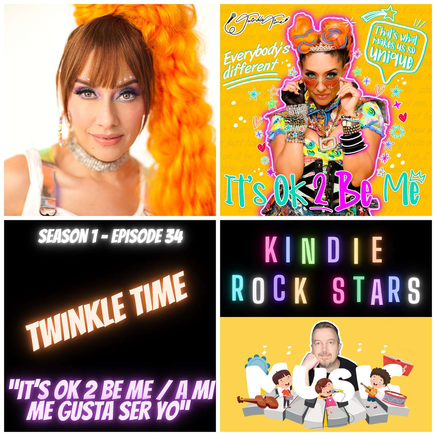 Ep 34 - TWINKLE TIME - It's OK 2 Be Me / A Mi Me Gusta Ser Yo