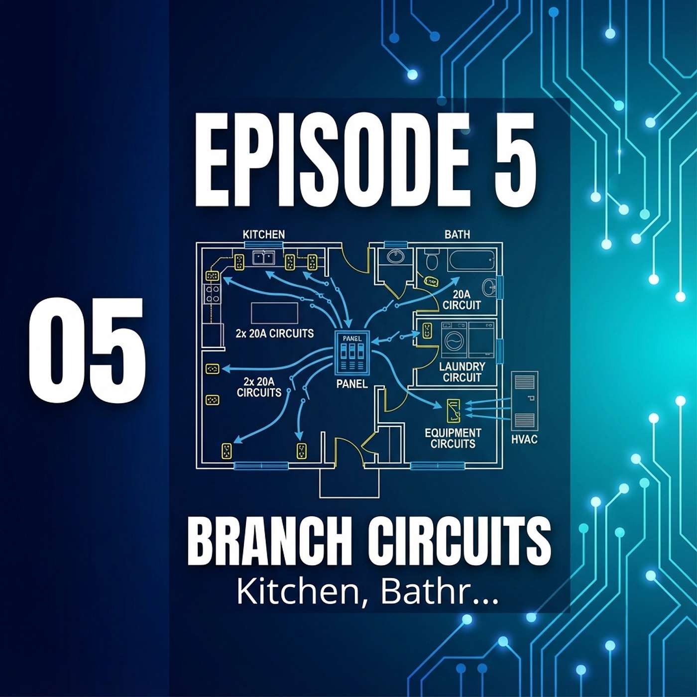 05 - Required and Dedicated Branch Circuits: Kitchen Circuits, Bathrooms, Appliances episode artwork