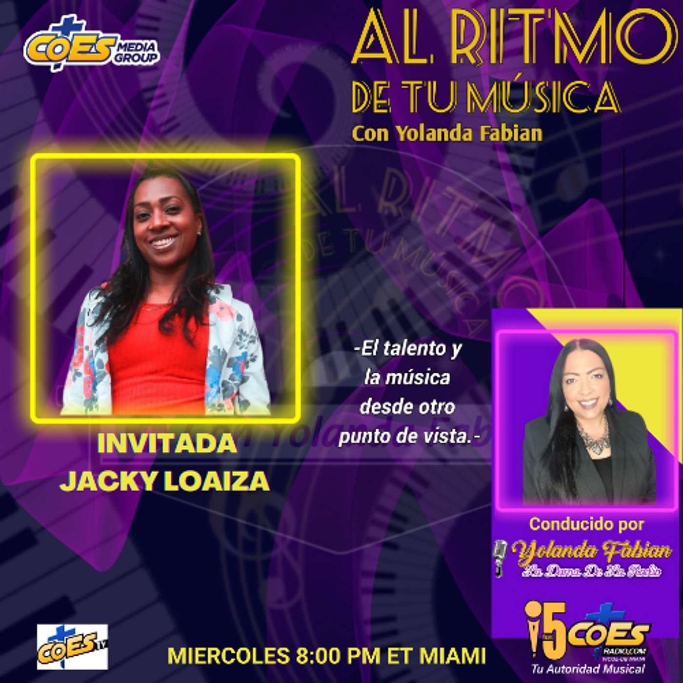 Jacky Loaiza en Al Ritmo de tu Música con Yolanda Fabian episode artwork